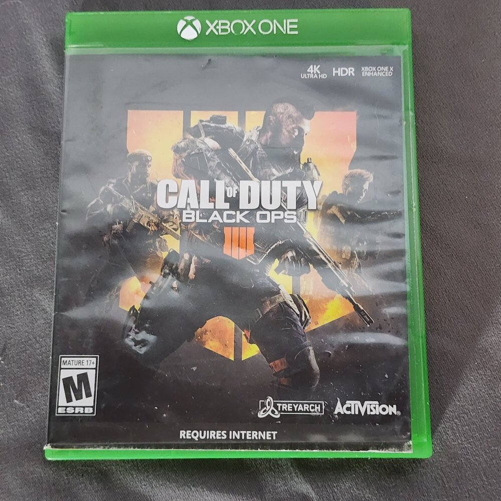 Microsoft Xbox One Call of Duty Black Ops 4 4K Ultra HD HDR Original Game Disk